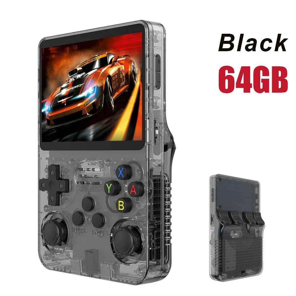 NEW R36S Retro Handheld Game Console Linux System 3.5 Inch IPS Screen Portable Pocket Video Player 64GB 128GB Games Kid Gift YM Tribe